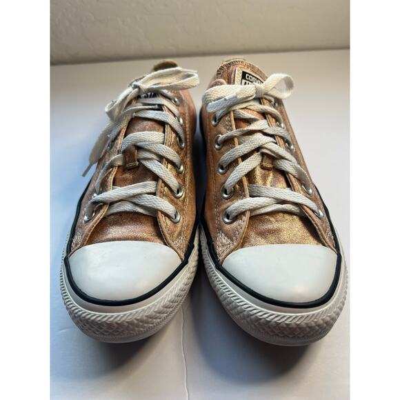 Converse Chuck Taylor All Star Low Top Lace Up Metallic Sunset Sneakers W9 M7 - Picture 4 of 10